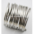 316L stainless steel Punk large bangles